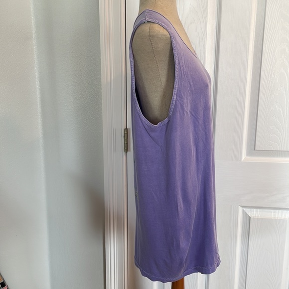 Alpha Phi Sigma Chi let’s go to NOLA Tank top purple Mardi Gras M medium - Picture 5 of 8